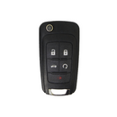 For 2010 GMC Terrain 5B Flip Remote Key Fob w/ PEPS OHT01060512