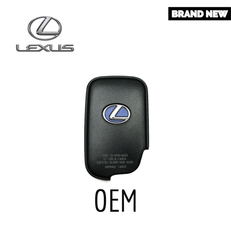 For 2011 Lexus CT200H Smart Key w/ Single Sided Emergency Key 89904-48481