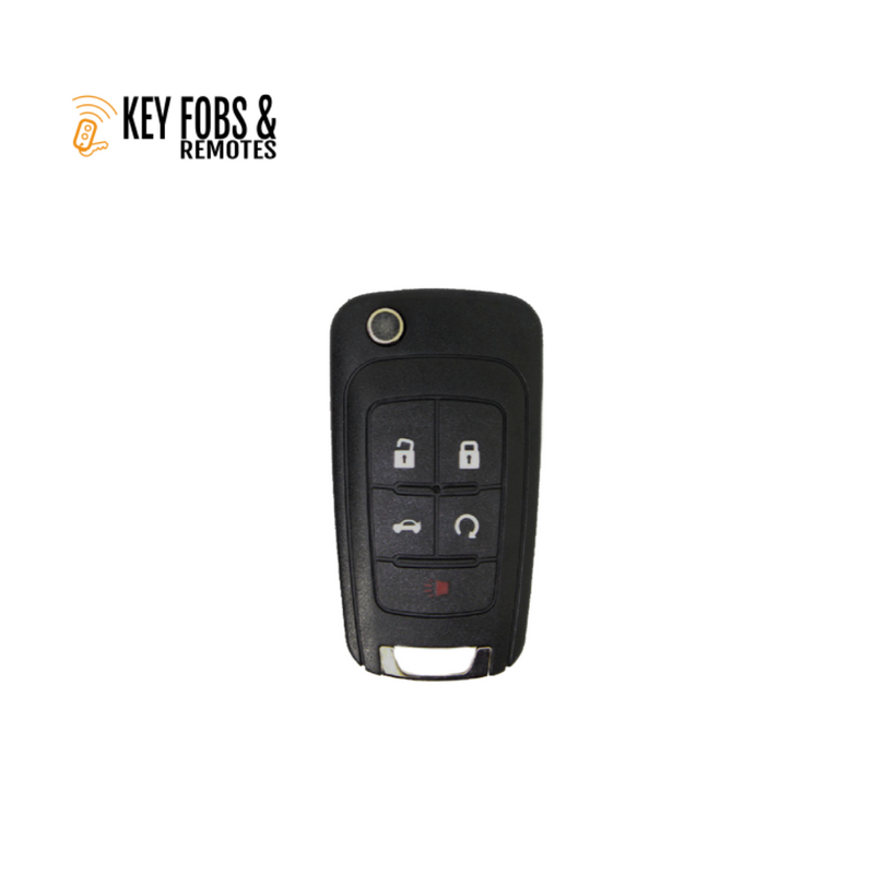 For 2010 Chevrolet Equinox 5B Flip Remote Key Fob w/ PEPS OHT01060512